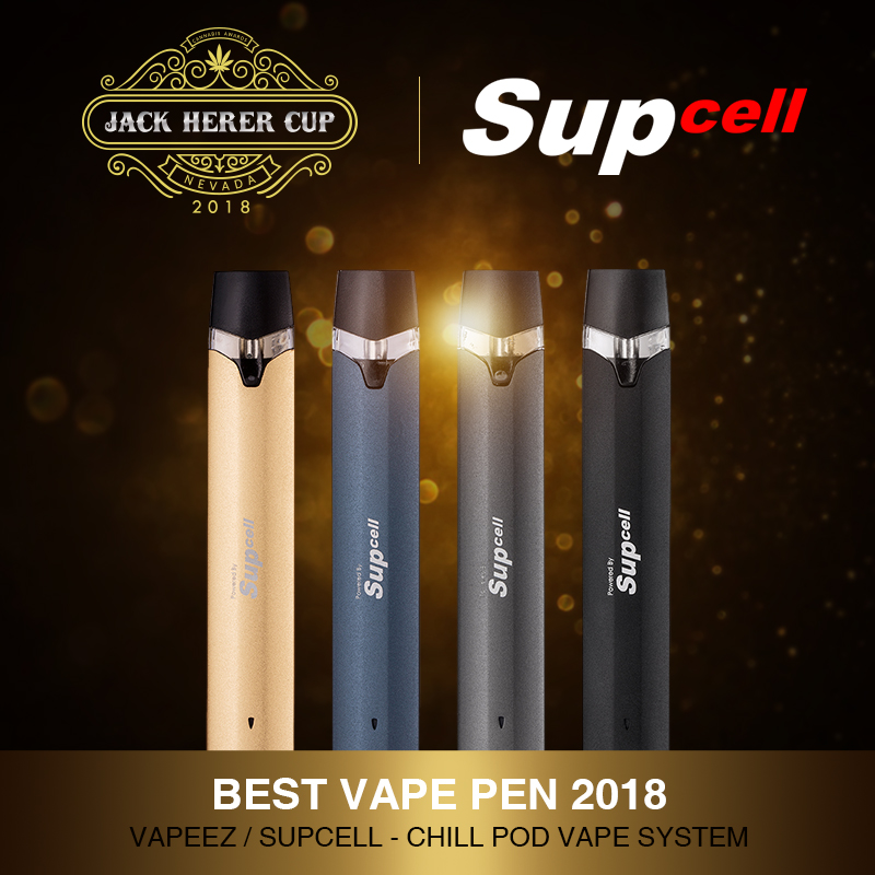 Supcell CHILL - BEST VAPE PEN AWARD by Jack Herer Cup